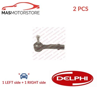 TRACK ROD END RACK END PAIR FRONT DELPHI TA2494 2PCS I NEW OE REPLACEMENT - Image 1 of 4