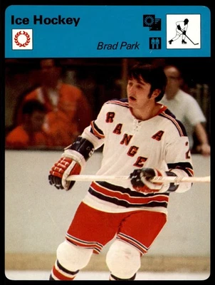 1977 Sportscaster #07-17 Brad Park хоккей NM/MT - Изображение 1 из 2