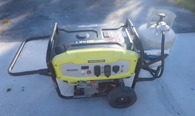 Generador - Propano Arranque Eléctrico Ryobi 6500w Pocas Horas de Uso Foto 1 de 4