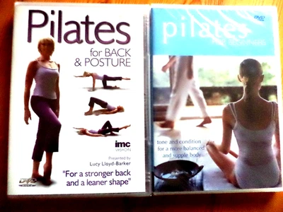 Pilates For Back & Posture DVD & Pilates for beginners DVD- 2  New & Sealed DVDS - Image 1 of 2