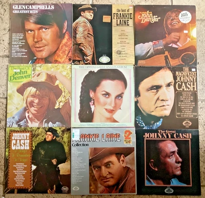 50 x COUNTRY & WESTERN VINYL LP RECORDS ALBUMS JOBLOT VG+ to NM 6/6💥 Foto 1 de 4