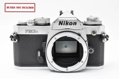 [Exc+5] Nikon FM3A Silver 35mm SLR Film Camera Body From JAPAN - Image 1 of 4
