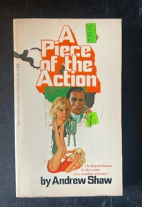 A Piece Of The Action Andrew Shaw Mature Adult Novel Book Nightstand Reed 70s - Imagen 1 de 1
