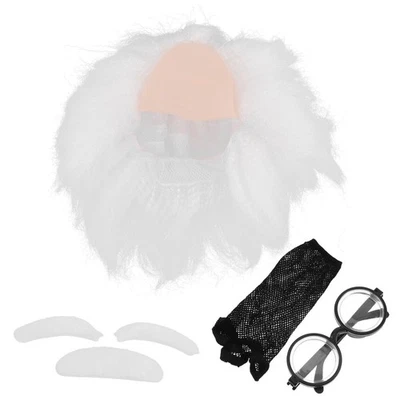  Parrucca Scienziato Pazzo Vestiti Di Halloween Uomo in Costume Per Gli Uomini - Image 1 of 4