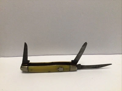 Vintage Keen Kutter 3 Blade Ivory Celluloid Handle Knife - Image 1 of 4