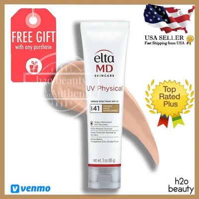 Elta MD TINTED UV Physical Broad Spectrum SPF 41 3 oz EXP 08/26 *New In Box* - Image 1 of 3