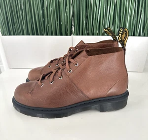 RARE Dr. Martens Church Buckingham Leather Monkey Brown Mens Boots Size 11 - Picture 1 of 8