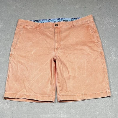 Pantalones Cortos Tommy Bahama Para Hombre Talla 38 Naranja Melocotón Chino Preppy Informal Caqui Foto 1 de 4