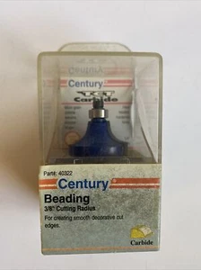 CENTURY DRILL AND TOOL 40322 Beading Router Bit 3/8” NEW - Picture 1 of 4