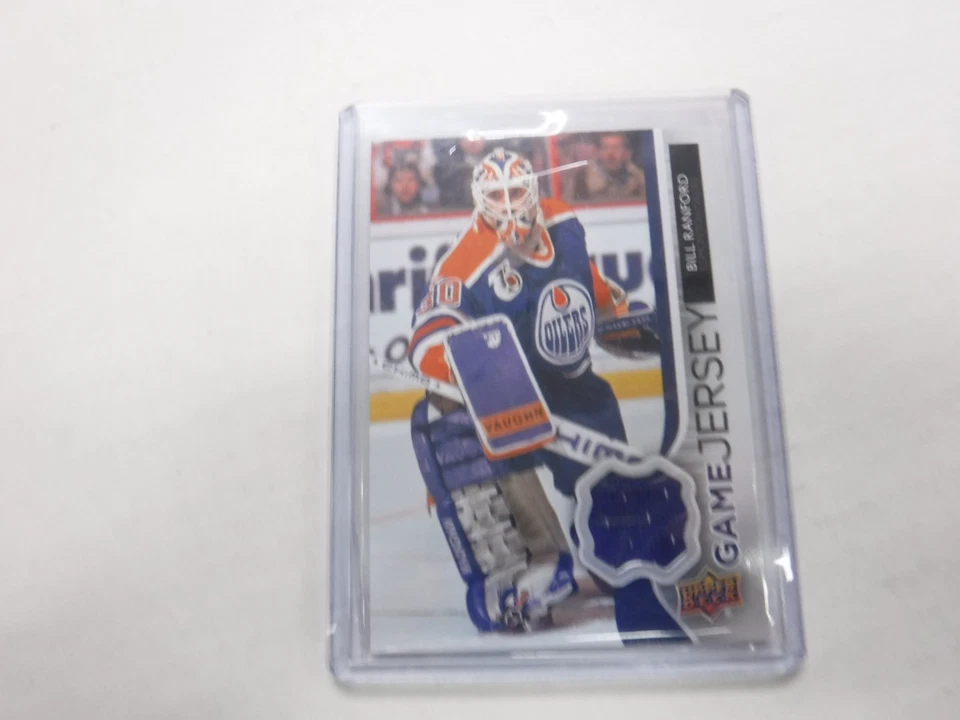 2014-15 Upper Deck Game Jersey Bill Ranford Oilers Game-Used jh1 - Image 1 of 1