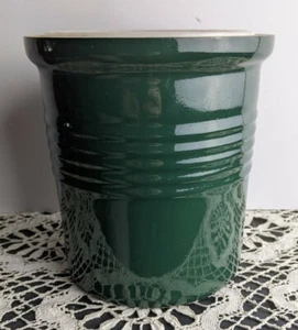 Pampered Chef Family Heritage Stoneware with Plastic Liner Green Color feb22 - Picture 1 of 11