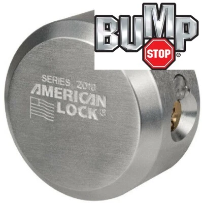 MAX!! American Lock A2010NKA Keyed 13041 Bump Stop Solid Steel Hidden Shackle