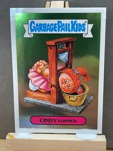 2013 Garbage Pail Kids Chrome Series 1 CINDY LOPPER 37b - Picture 1 of 2