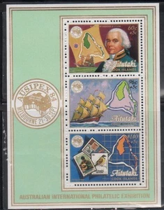 Aitutaki 354 Ausipex 84 and the Discovery of Aitutaki Mint NH - Picture 1 of 1