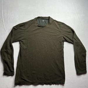 Maglione Uniqlo da uomo verde taglia media manica lunga girocollo leggero - Foto 1 di 8
