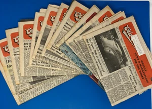 OLD CARS WEEKLY NEWS & MARKETPLACE, NEWSPAPERS 1981, Lot of 12, 1978 Duesenberg - Picture 1 of 14