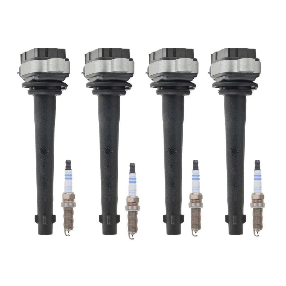 Bosch 4 bobinas de ignição e 4 velas de ignição duplas de irídio para Nissan Sentra 2.0L L4 - Imagem 1 de 1