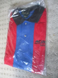 De colección Para Hombre Ken Ellis XL Polo AC Delco Baterías Hechas en EE. UU. Puntada Única NUEVO - Imagen 1 de 6