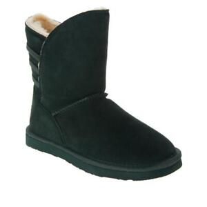 BEARPAW Kylee 7" shaft slip on Suede Boot with NeverWet CHOOSE SIZE & COLOR New