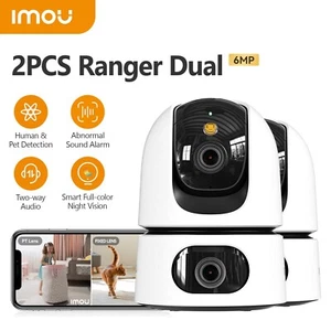 2Stk Imou 6MP 360 ° WLAN IP Überwachungskamera Innen/Haustier Monitor PTZ - Bild 1 von 12