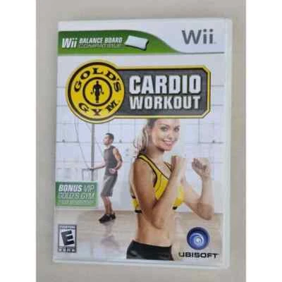 Gold's Gym Cardio Workout (Nintendo Wii, 2009) Fitness Exercise  - Image 1 of 4