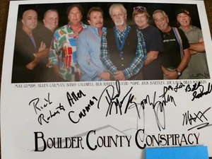 Boulder County Conspiracy Hand Signed Autographed Photo 8 X 10 RARE - Bild 1 von 1