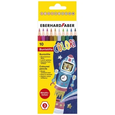 EBERHARD FABER Farbstift Colori metallic 10 Farben