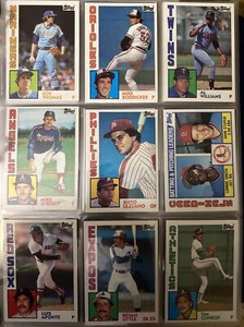 1984 TOPPS Baseball Cards.    # 1-200.    You Pick to Complete Your Set