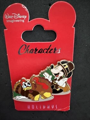 Disney WDI Thanksgiving Mickey And Donald LE250 - Image 1 of 4