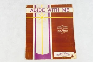 1935 Nick Manoloff Abide With Me Vintage Ukelele Sheet Music Calumet Music Co. - Picture 1 of 5