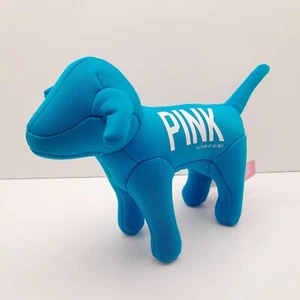 Victoria Secret Pink Blue Dog Plush 6 inch Stuffed Animal Collectible Toy - Picture 1 of 9