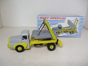 RARE FRENCH DINKY SUPERTOYS #38A-F RESTORED UNIC MULTI-BUCKET TRUCK REPRO BOX NM - Picture 1 of 15