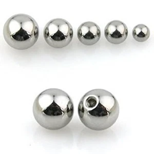 Replacement Balls (2) for 16 Gauge 4mm External Balls Steel  - Picture 1 of 3