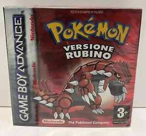 POKEMON VERSIONE RUBINO NINTENDO GBA PAL ITA NEW FACTORY SEALED WATA READY - Imagen 1 de 22