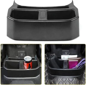 JeCar Rear Cup Holder Floor Console Mounted Drink Holder Rear Seat Storage Organ - Picture 1 of 1