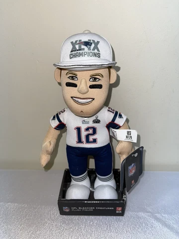 2015 New England Patriots Tom Brady Bleacher Creature 10 Inch Doll Plush SB XLIX Cover