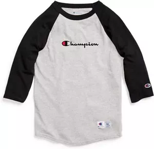 Champion OT13YA Boys Kids Baseball Tee T-shirt Select Size & Color - Picture 1 of 6