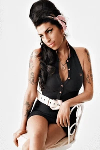 Amy Winehouse Wandbild gedruckt Leinwand über einem massiven Kiefernrahmen gespannt - Bild 1 von 3