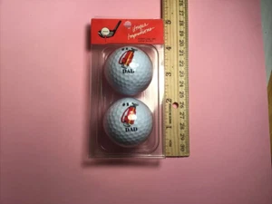 # 1 Papa Golfbälle rot Golftasche Geschenkset Spaulding DENNIS - Bild 1 von 2