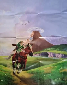 Zelda Ocarina Of Time Double Sided Bonus Poster - Picture 1 of 4
