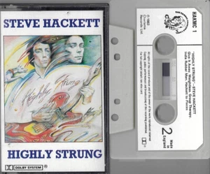 Steve Hackett Highly Strung Cassette Album LP Charisma Records as new condition - Picture 1 of 1