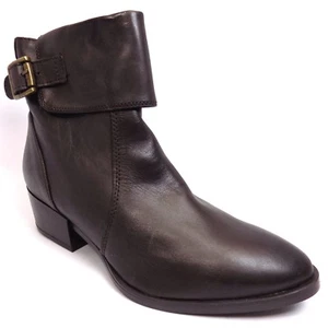 NEW! Catherine Malandrino Electra Womens Ankle Booties Size 7.5 M, Brown Leather - Picture 1 of 8
