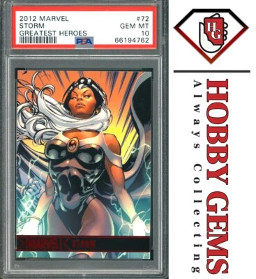 STORM PSA 10 2012 Rittenhouse Marvel Greatest Heroes #72 C3 - Image 1 of 2
