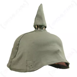 Reproduction Imperial German Pickelhaube Helmet Cover - Olive Green - Picture 1 of 3