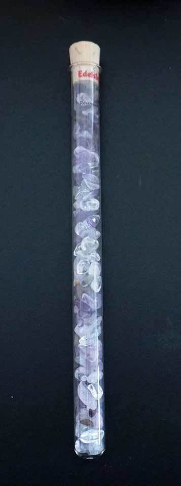 Edelstein Wasserstab Vitalisierung  Bergkristall Rosenquarz Amethyst - Bild 1 von 4