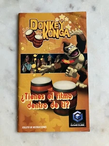 Donkey Konga (Spanish Version)  |  Nintendo Gamecube  |  Manual Only - Picture 1 of 4