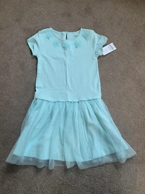 Brand-New Carters Kids Little Girls TuTu Dress - Mint - Size 4/5  MSRP $34.00 - Image 1 of 4