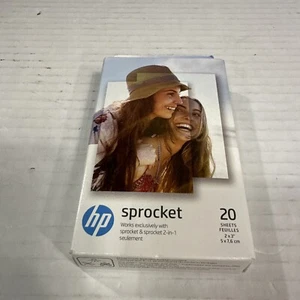 HP Sprocket 2x3" Premium Zink Sticky Back Photo Paper (20 Sheets) Compatible - Picture 1 of 3