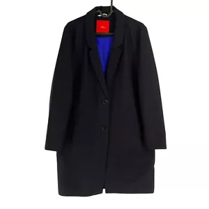 cappotto donna s.Oliver blu navy taglia EU 40 UK 14 US 10 - Foto 1 di 15