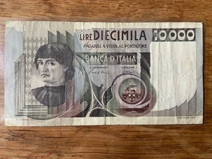 Billete italiano 1980 de 10.000 liras n.o.UB 601197 T 820f - Imagen 1 de 2